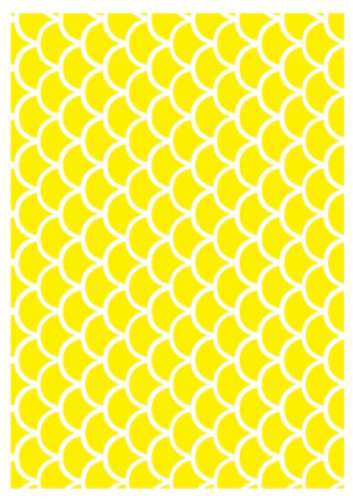 Printed Wafer Paper - Fish Scale Yellow - Click Image to Close